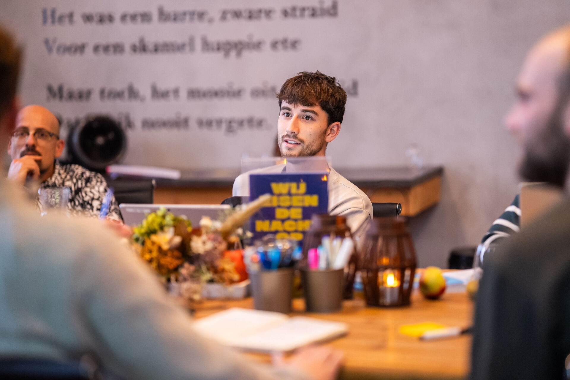 Young Professionals tijdens een evenement voor de veiligheid van vrouwen