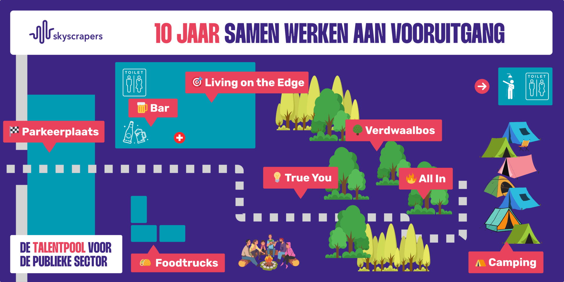 Skyfest - plattegrond